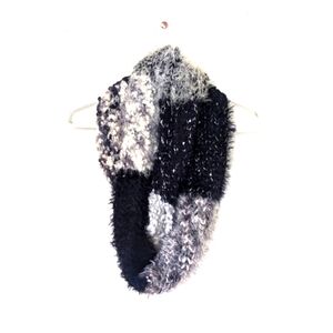 Claire's Infinity Fuzzy Scarf